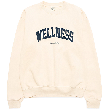 Толстовка Sporty & Rich Wellness IVY Crewneck SS24 Толстовка Sporty & Rich Wellness IVY Crewneck SS24