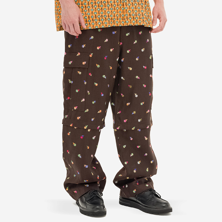 Брюки VOWELS LINEN CONVERTIBLE CARGO PANTS в интернет-магазине Peak Conceptwww.peakstore.ru - 12 фото