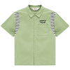 Рубашка BRAIN DEAD COBRA FLOCKED BOWLING SHIRT SPROUT