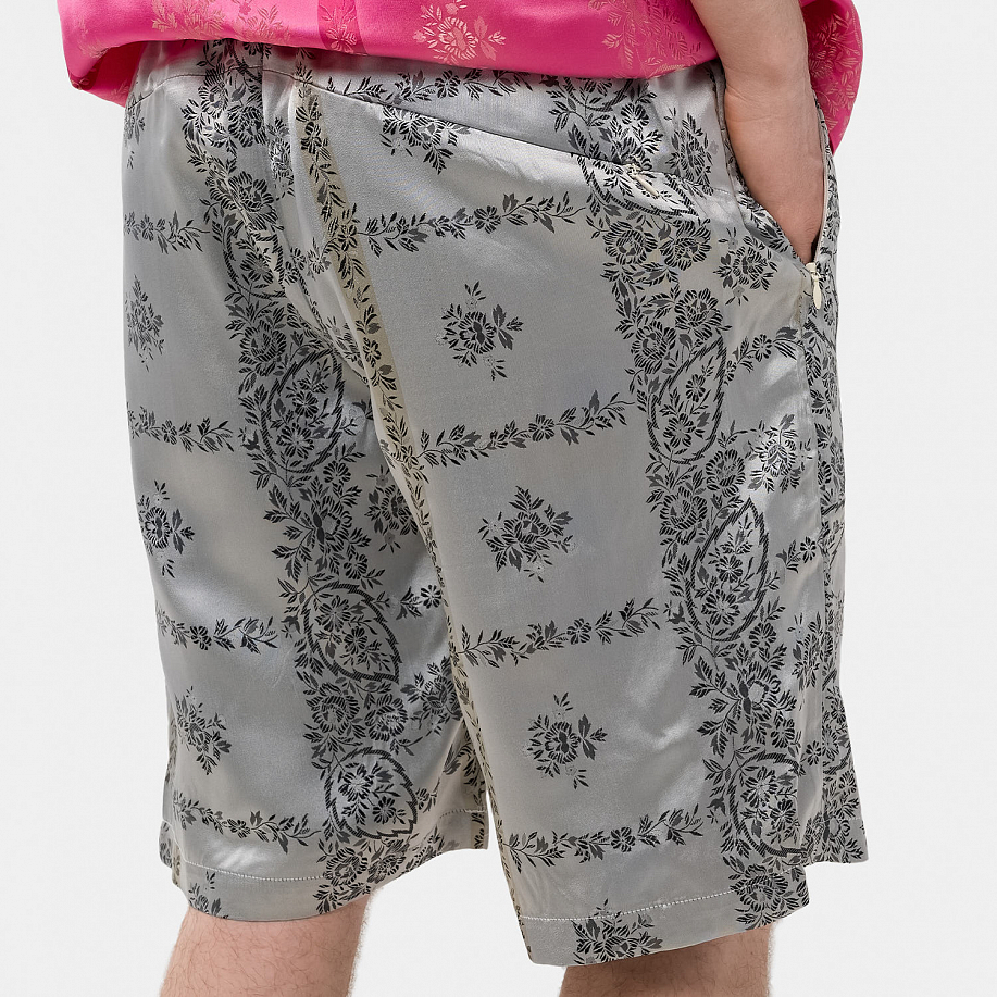 Шорты NEEDLES BASKETBALL SHORT - CUPRA SATEEN в интернет магазине Peak Conceptwww.peakstore.ru - 12 фото