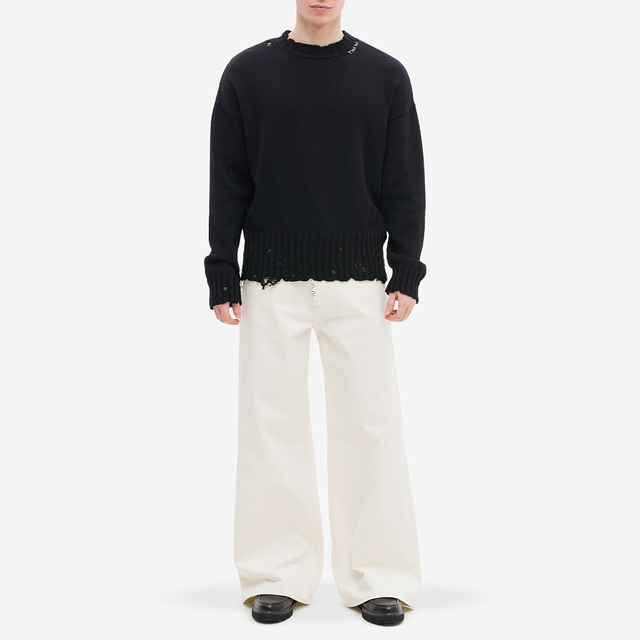 Свитер MARNI COTTON CREWNECK SWEATER - 6 фото Свитер MARNI COTTON CREWNECK SWEATER в интернет магазине Peakwww.peakstore.ru - 6 фото