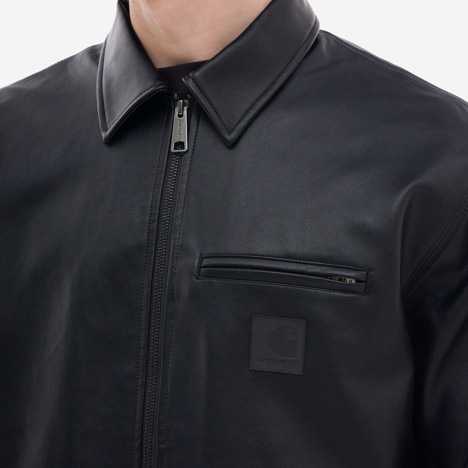Куртка городская CARHARTT WIP DETROIT LEATHER JACKET - 8 фото Куртка городская CARHARTT WIP DETROIT LEATHER JACKET в интернет магазине Peakwww.peakstore.ru - 8 фото