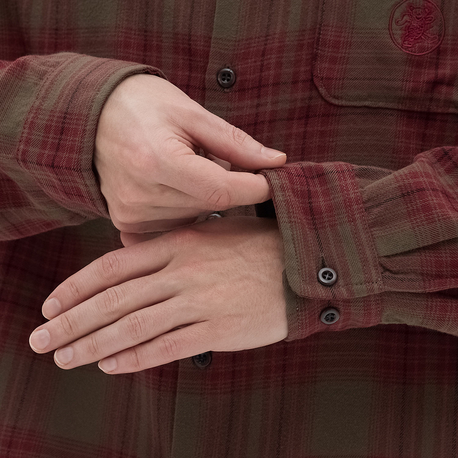 Рубашка THISISNEVERTHAT GD LIGHTNING BEAR PLAID SHIRT в интернет-магазине Peak Conceptwww.peakstore.ru - 7 фото