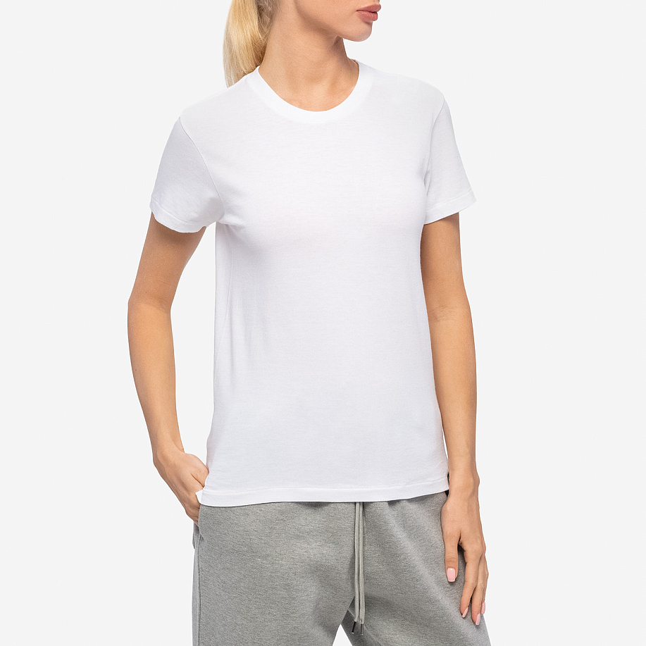 Футболка AURALEE SEAMLESS CREW NECK TEE в интернет-магазине Peak Conceptwww.peakstore.ru - 1 фото