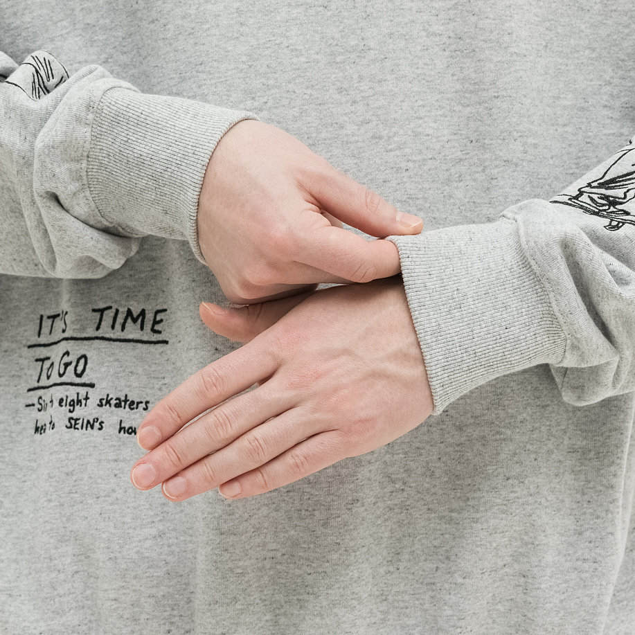 Толстовка THISISNEVERTHAT SKETCH EMBROIDERY CREWNECK - 9 фото Толстовка THISISNEVERTHAT SKETCH EMBROIDERY CREWNECK в интернет магазине Peakwww.peakstore.ru - 9 фото