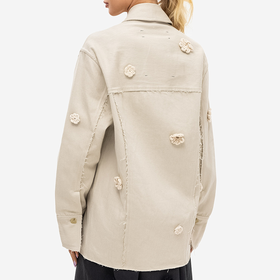 Куртка-рубашка SONG FOR THE MUTE DAISY LONG WORKER JACKET в интернет-магазине Peak Conceptwww.peakstore.ru - 3 фото