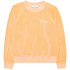 Толстовка SPORTY & RICH ITALIC LOGO RAGLAN SWEATER PEACH/WHITE
