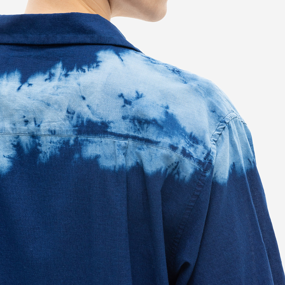 Рубашка NOMA T.D. HAND DYED INDIGO SHIRT в интернет-магазине Peak Conceptwww.peakstore.ru - 6 фото