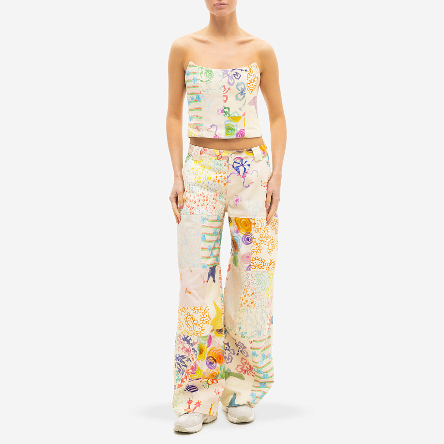Брюки COLLINA STRADA PATCHWORK LAWN PANT в интернет-магазине Peak Conceptwww.peakstore.ru - 6 фото
