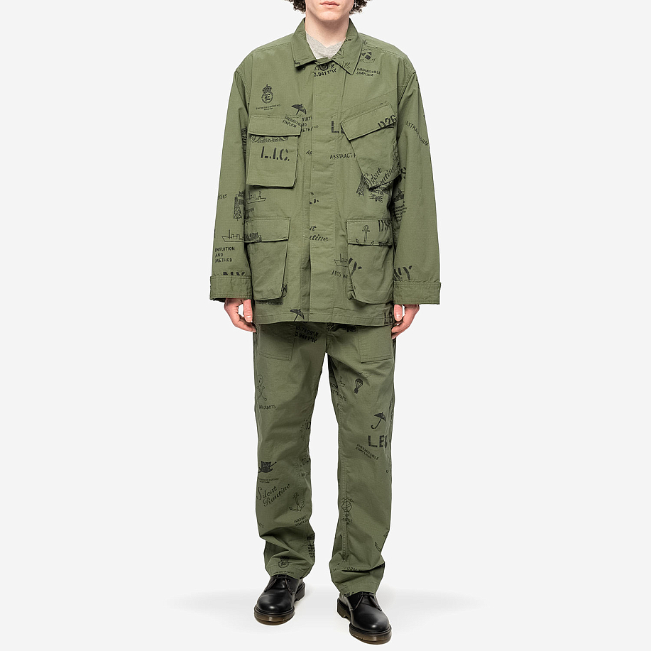 Куртка-рубашка ENGINEERED GARMENTS BDU JACKET в интернет-магазине Peak Conceptwww.peakstore.ru - 4 фото