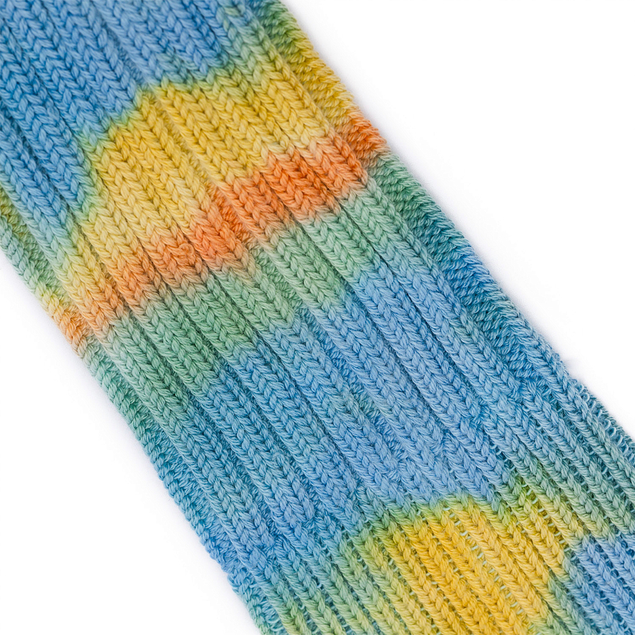 Носки ROTOTO CHUNKY RIBBED CREW SOCKSTIE DYE ORG / L.BL / L.YE - 3 фото Носки ROTOTO CHUNKY RIBBED CREW SOCKSTIE DYE в интернет магазине Peakwww.peakstore.ru - 3 фото