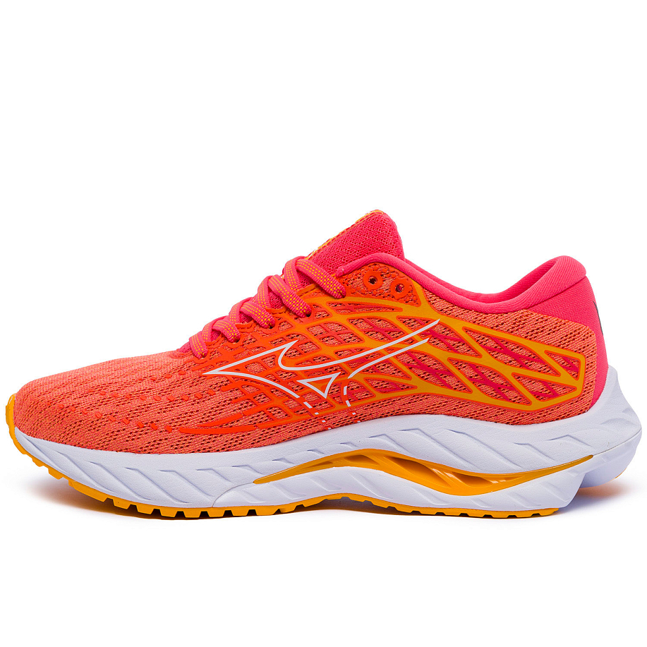 Кроссовки MIZUNO WAVE INSPIRE 20 Nasturtium/White/Citrus - 5 фото Кроссовки MIZUNO WAVE INSPIRE 20 в интернет магазине Peakwww.peakstore.ru - 5 фото