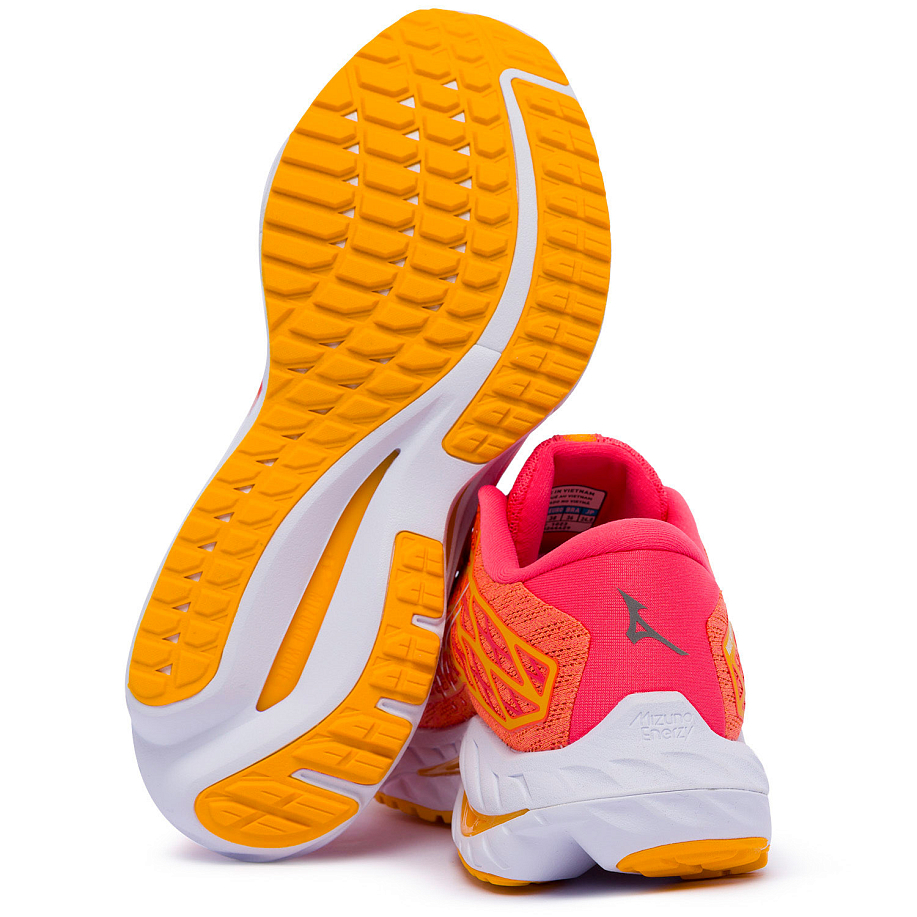 Кроссовки MIZUNO WAVE INSPIRE 20 Nasturtium/White/Citrus - 8 фото Кроссовки MIZUNO WAVE INSPIRE 20 в интернет магазине Peakwww.peakstore.ru - 8 фото