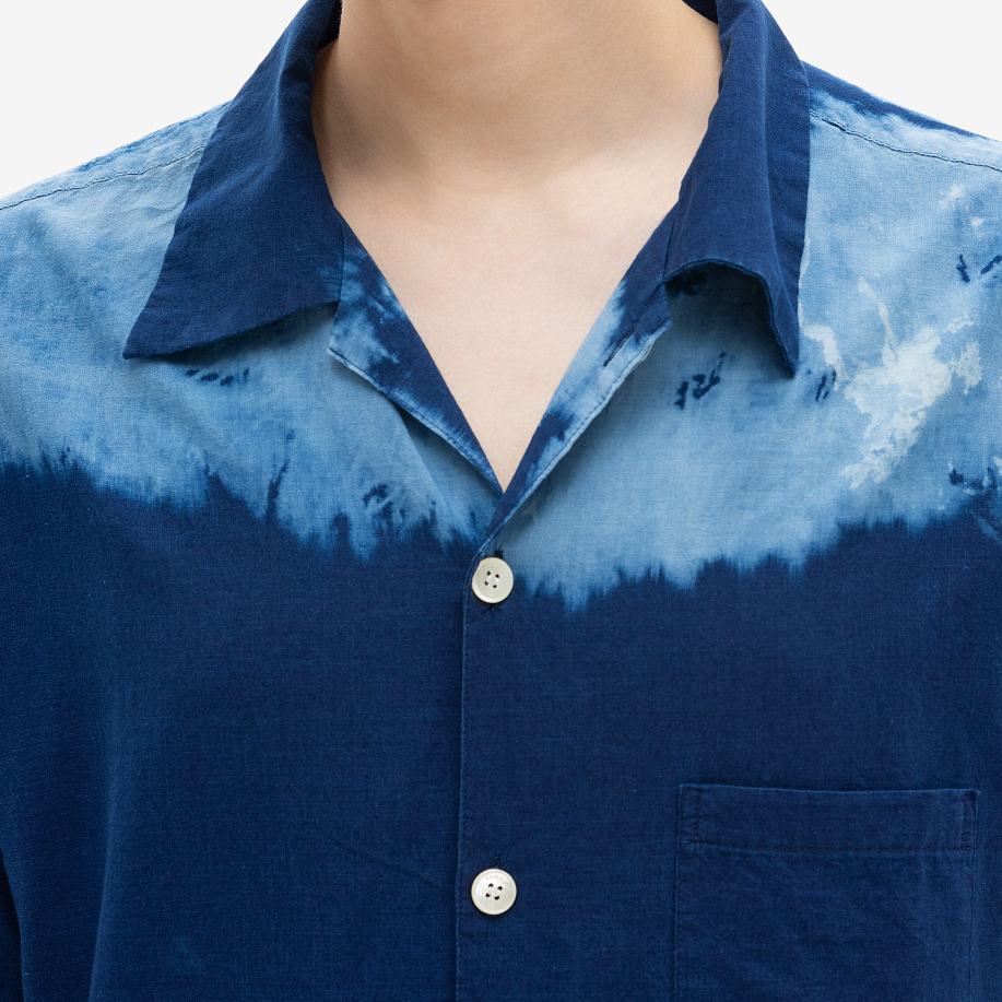 Рубашка NOMA T.D. HAND DYED INDIGO SHIRT в интернет-магазине Peak Conceptwww.peakstore.ru - 5 фото