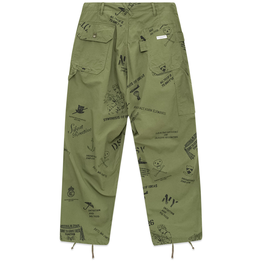 Брюки ENGINEERED GARMENTS PAINTER PANT GRAFFITI RIPSTOP в интернет-магазине Peak Conceptwww.peakstore.ru - 7 фото
