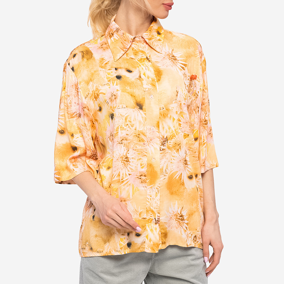 Рубашка COLLINA STRADA SEQUIN MARKET BUTTON UP в интернет-магазине Peak Conceptwww.peakstore.ru - 1 фото