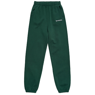 Спортивные брюки Sporty & Rich Serif Logo Embroidered Sweatpant SS24 Спортивные брюки Sporty & Rich Serif Logo Embroidered Sweatpant SS24