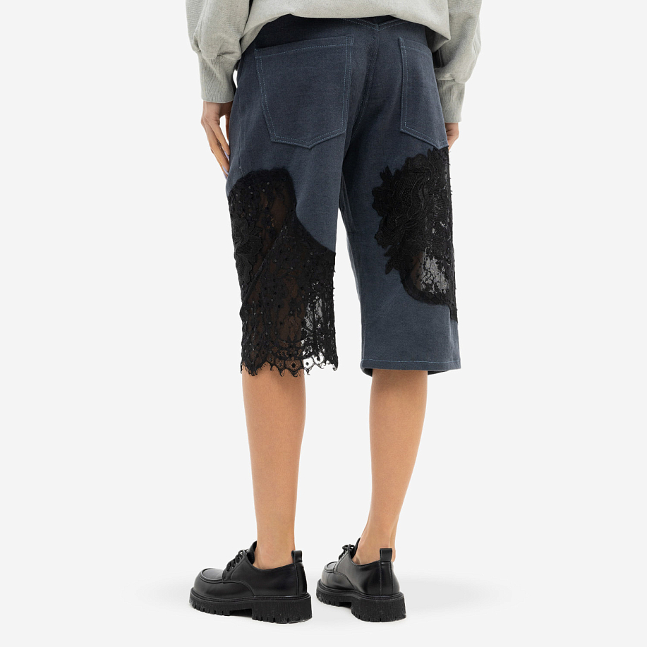 Джинсовые шорты COLLINA STRADA MIKAELA JORTS - 3 фото Джинсовые шорты COLLINA STRADA MIKAELA JORTS в интернет магазине Peakwww.peakstore.ru - 3 фото