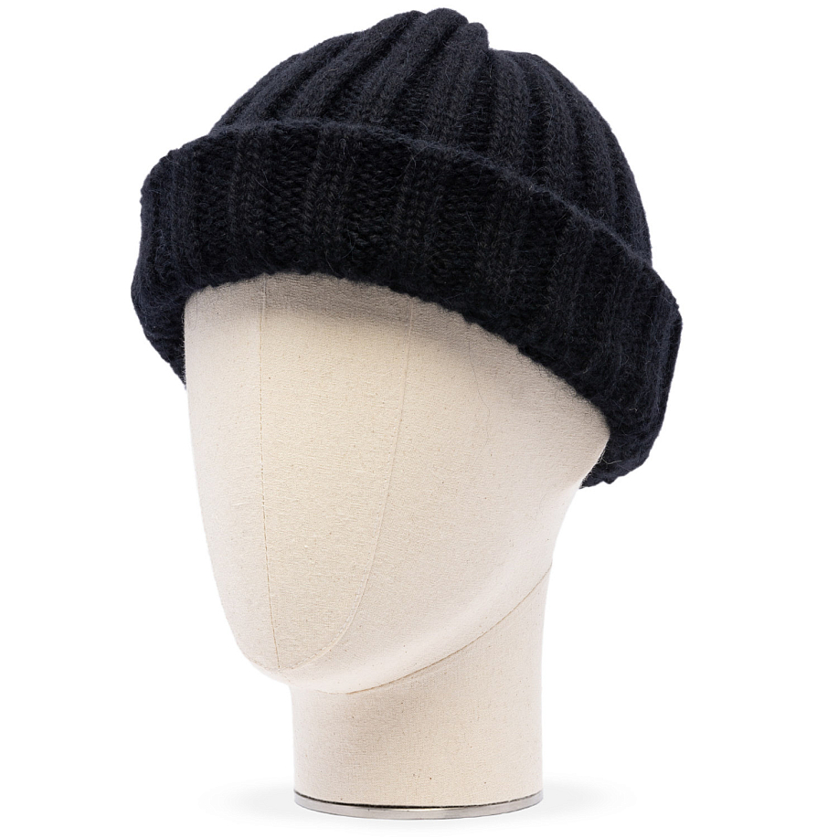 Шапка KIJIMA TAKAYUKI ALPACA WOOL BEANIE BLACK - 2 фото Шапка KIJIMA TAKAYUKI ALPACA WOOL BEANIE в интернет магазине Peakwww.peakstore.ru - 2 фото