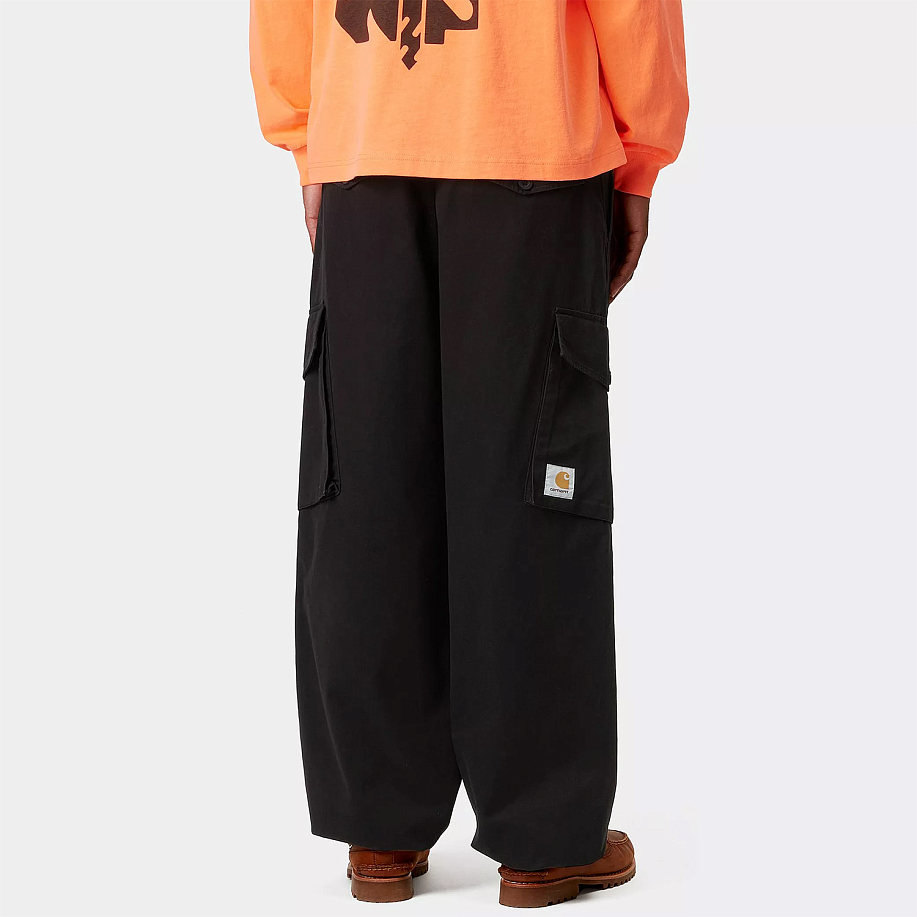 Брюки CARHARTT WIP UNIT PANT BLACK (STONE WASHED) - 3 фото Брюки CARHARTT WIP UNIT PANT в интернет магазине Peakwww.peakstore.ru - 3 фото