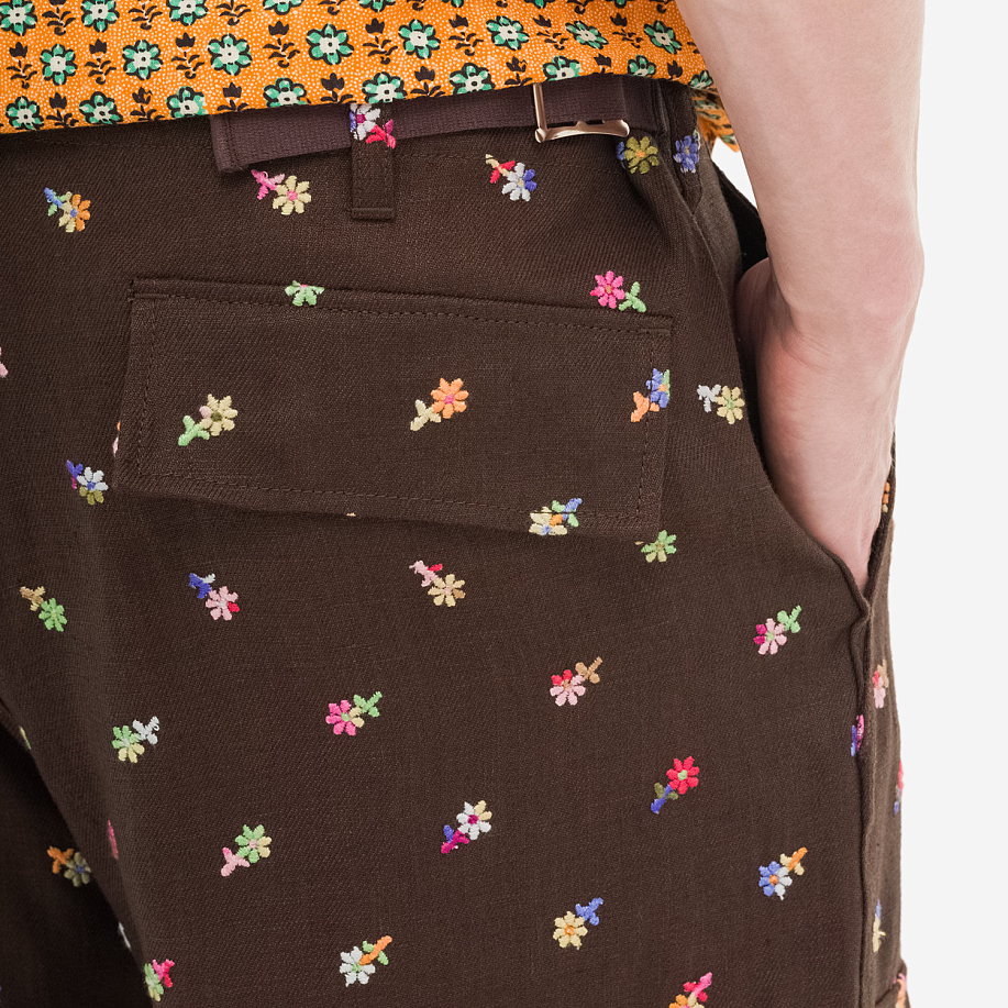 Брюки VOWELS LINEN CONVERTIBLE CARGO PANTS в интернет-магазине Peak Conceptwww.peakstore.ru - 16 фото