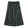 Юбка NEEDLES PLEATED TRACK SKIRT - POLY SMOOTH GREEN