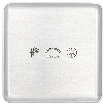 Поднос MISTER GREEN Square Logo Rolling Tray Aluminum A/S 