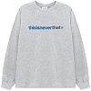 Лонгслив THISISNEVERTHAT T-LOGO L/S TEE HEATHER GREY