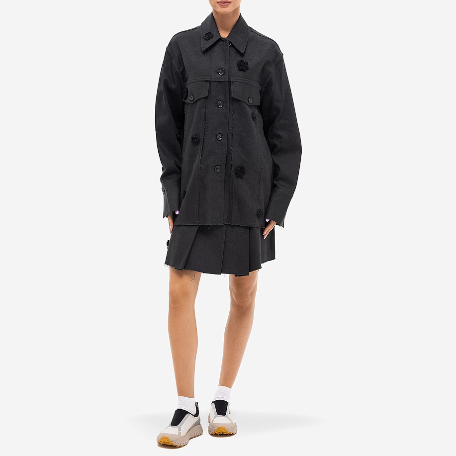 Куртка-рубашка SONG FOR THE MUTE DAISY LONG WORKER JACKET в интернет-магазине Peak Conceptwww.peakstore.ru - 15 фото