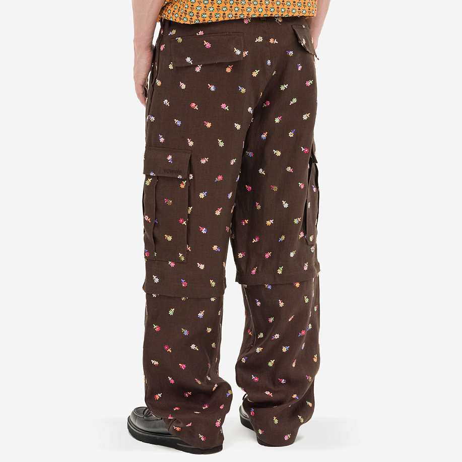 Брюки VOWELS LINEN CONVERTIBLE CARGO PANTS в интернет-магазине Peak Conceptwww.peakstore.ru - 13 фото