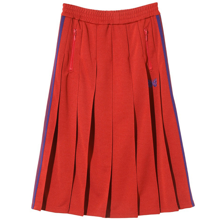 Юбка NEEDLES PLEATED TRACK SKIRT - POLY SMOOTH в интернет-магазине Peak Conceptwww.peakstore.ru - 6 фото