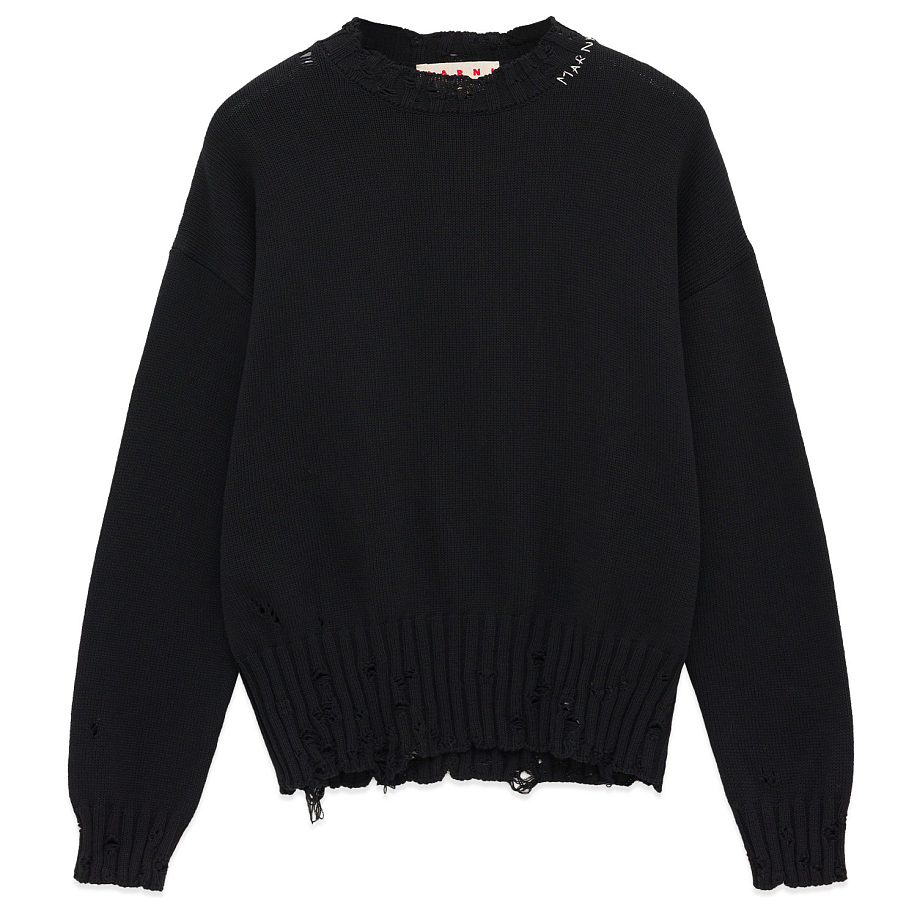 Свитер MARNI COTTON CREWNECK SWEATER - 3 фото Свитер MARNI COTTON CREWNECK SWEATER в интернет магазине Peakwww.peakstore.ru - 3 фото