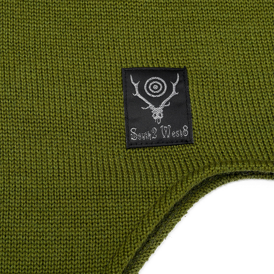 Капюшон SOUTH2 WEST8 HOODY - KNIT B-OLIVE - 5 фото Капюшон SOUTH2 WEST8 HOODY - KNIT в интернет магазине Peakwww.peakstore.ru - 5 фото