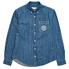Рубашка SPORTY & RICH CONNECTICUT CREST DENIM SHIRT BLUE DENIM