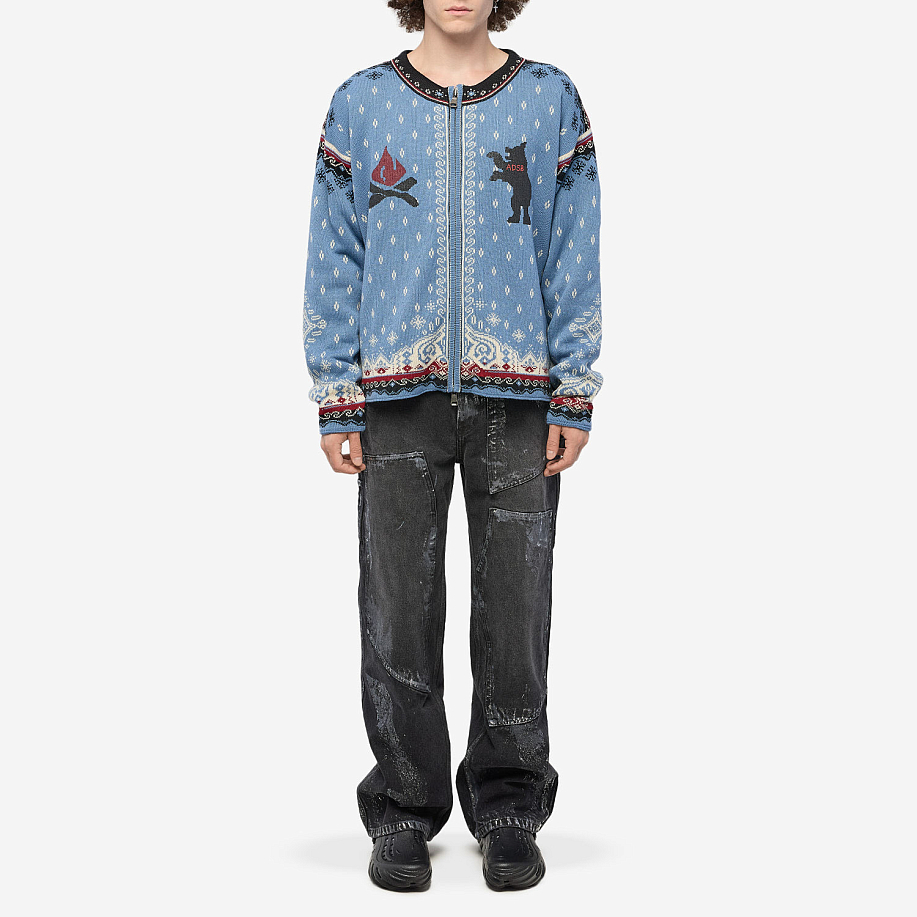 Кардиган ANDERSSON BELL FLAKE BEAR ZIP-UP JACKET - 5 фото Кардиган ANDERSSON BELL FLAKE BEAR ZIP-UP JACKET в интернет магазине Peakwww.peakstore.ru - 5 фото