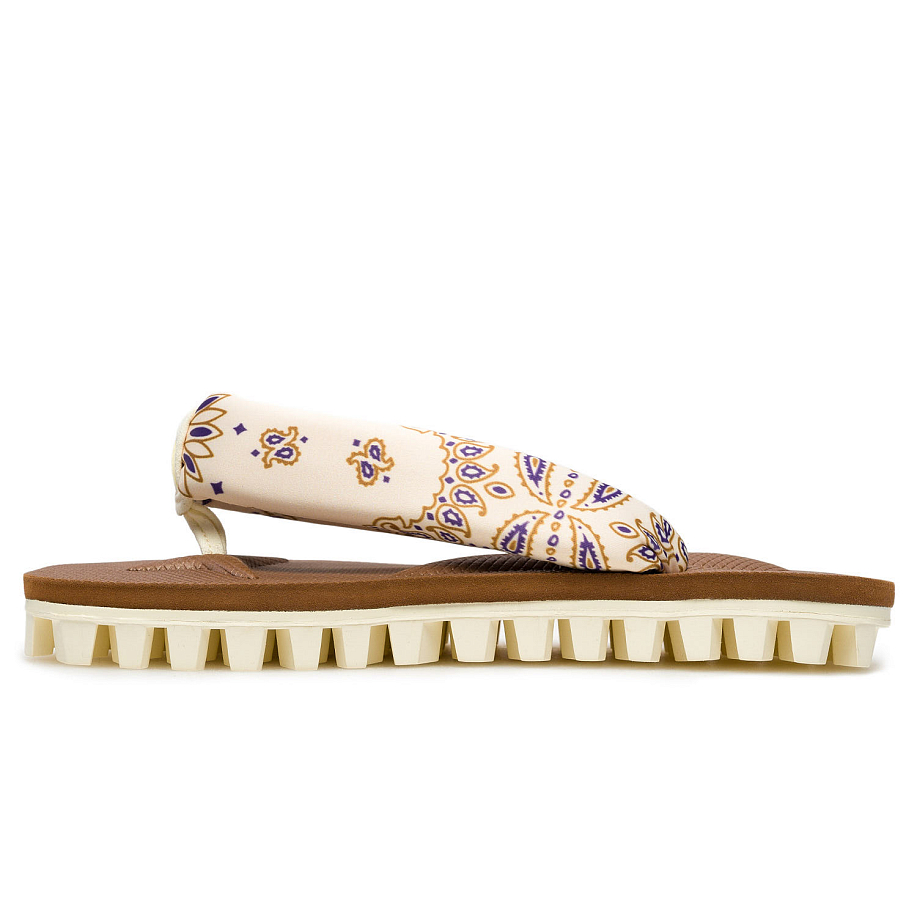 Шлепанцы SUICOKE GTA-PT05 IVORY X BROWN - 5 фото Шлепанцы SUICOKE GTA-PT05 в интернет магазине Peakwww.peakstore.ru - 5 фото