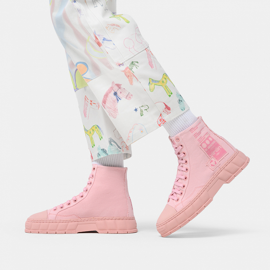 Высокие кеды VIRON 1982 PINK CANVAS в интернет-магазине Peak Conceptwww.peakstore.ru - 2 фото