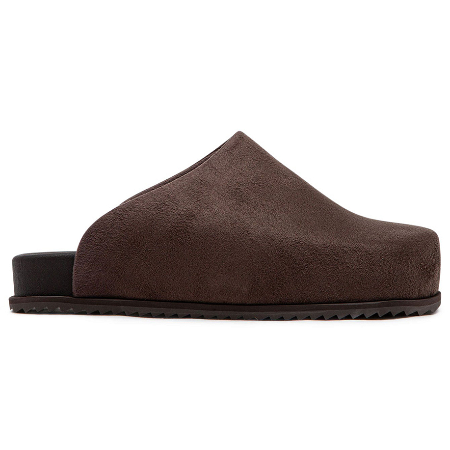 Сабо YUME YUME TRUCK SLIDE VEGAN LEATHER CHOCOLATE SUEDE - 1 фото Сабо YUME YUME TRUCK SLIDE VEGAN LEATHER в интернет магазине Peakwww.peakstore.ru - 1 фото