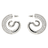 Серьги PANCONESI KISMET SERPENT HOOPS S SILVER