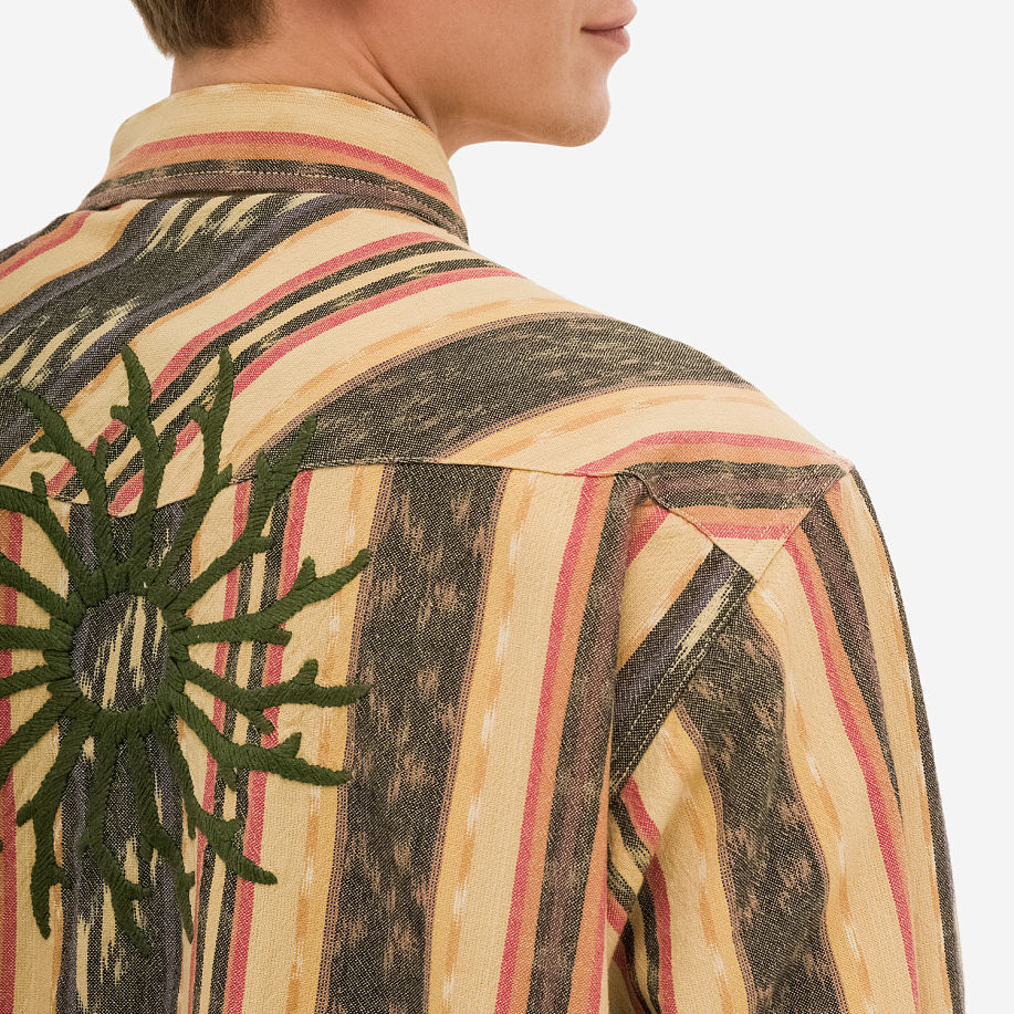 Рубашка SOUTH2 WEST8 WESTERN SHIRT - IKAT STRIPE в интернет-магазине Peak Conceptwww.peakstore.ru - 22 фото