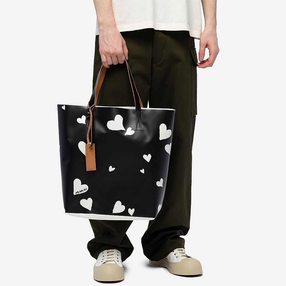 Сумка-тоут MARNI OPEN TOTE BAG - 2 фото Сумка-тоут MARNI OPEN TOTE BAG в интернет магазине Peakwww.peakstore.ru - 2 фото