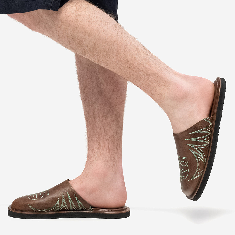 Тапочки ANDERSSON BELL WESTERN MULE SLIPPERS - 42 фото Тапочки ANDERSSON BELL WESTERN MULE SLIPPERS в интернет магазине Peakwww.peakstore.ru - 42 фото
