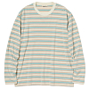 Лонгслив AURALEE GRADIENT STRIPE JERSEY L/S TEE FADE BLUE STRIPE