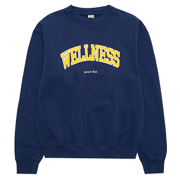 Толстовка Sporty & Rich Wellness IVY Crewneck FW24 Толстовка Sporty & Rich Wellness IVY Crewneck FW24