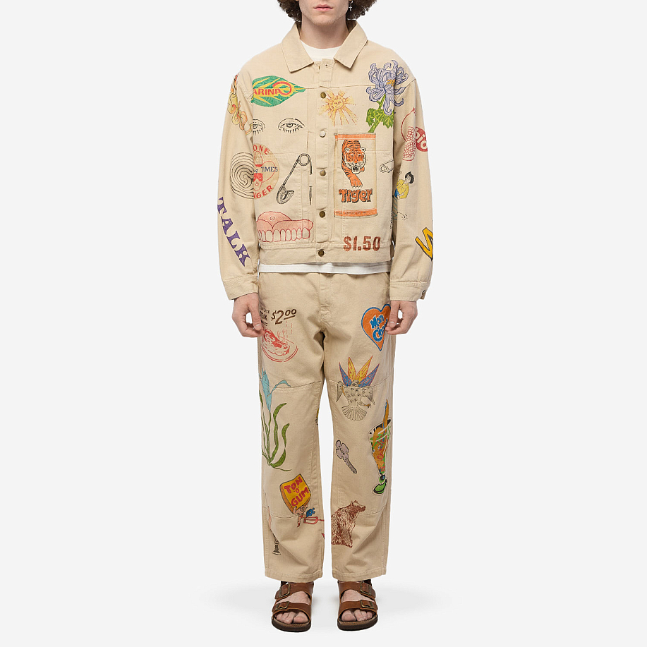 Куртка городская SMALL TALK HAND-DRAWN TRUCKER JACKET в интернет-магазине Peak Conceptwww.peakstore.ru - 4 фото