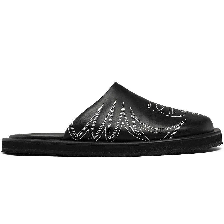 Тапочки ANDERSSON BELL WESTERN MULE SLIPPERS BLACK - 1 фото Тапочки ANDERSSON BELL WESTERN MULE SLIPPERS в интернет магазине Peakwww.peakstore.ru - 1 фото