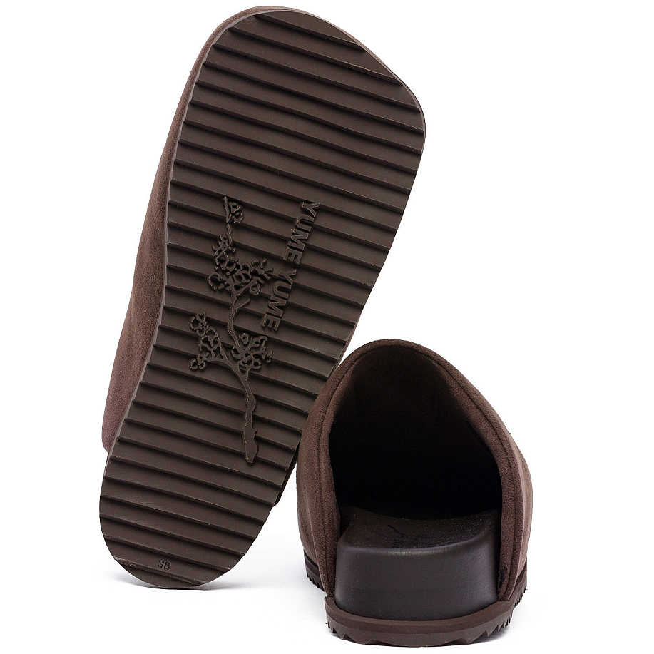 Сабо YUME YUME TRUCK SLIDE VEGAN LEATHER CHOCOLATE SUEDE - 8 фото Сабо YUME YUME TRUCK SLIDE VEGAN LEATHER в интернет магазине Peakwww.peakstore.ru - 8 фото