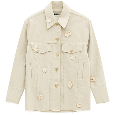 Куртка-рубашка Song for the Mute Daisy Long Worker Jacket FW25 