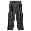 Брюки NEEDLES SIDE TAB TUCKED TROUSER - LEOPARD JACQUARD CHARCOAL