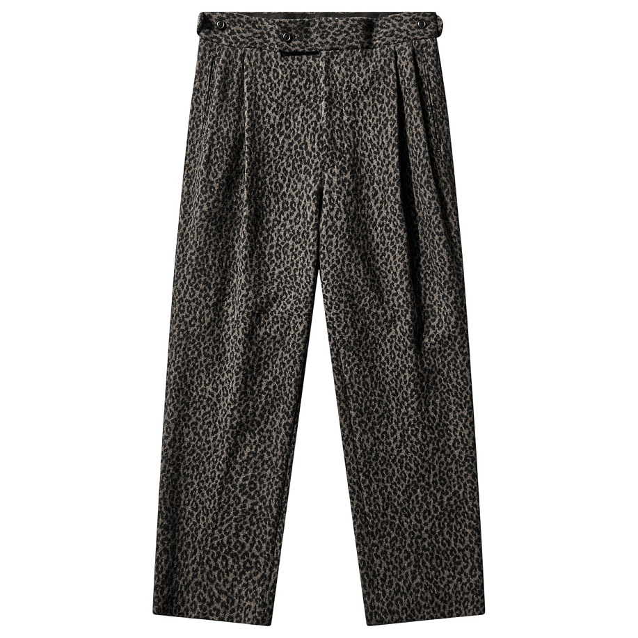 Брюки NEEDLES SIDE TAB TUCKED TROUSER - LEOPARD JACQUARD в интернет-магазине Peak Conceptwww.peakstore.ru - 2 фото